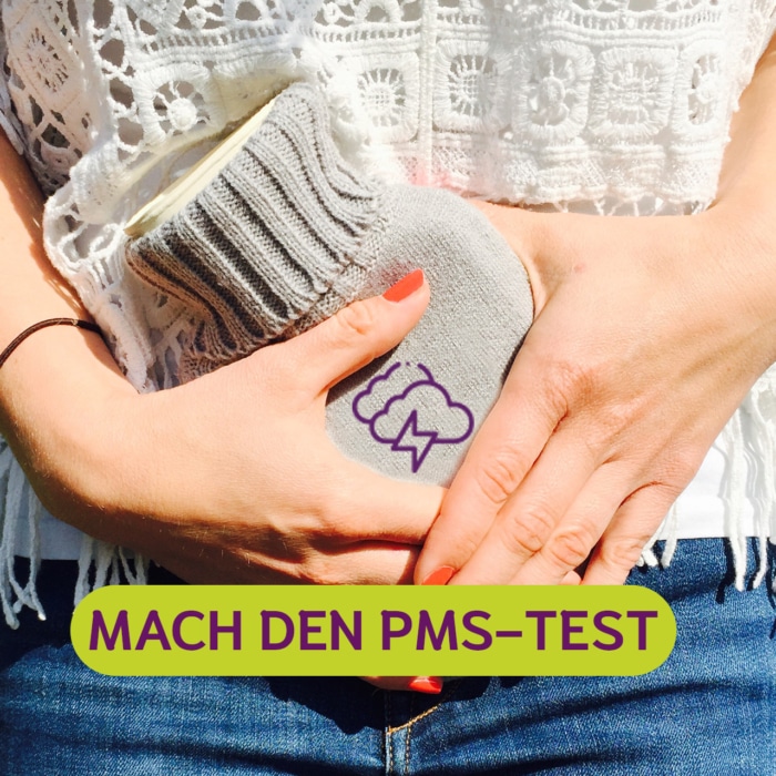 Mach den PMS-Test